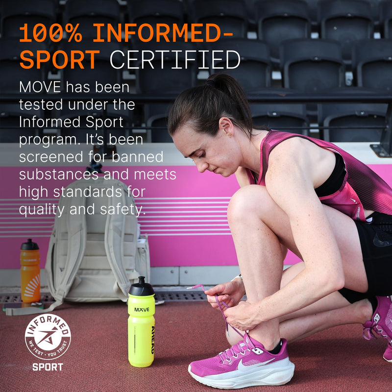 MOVE Pre Workout Powder - Hydration & Endurance Formula for Men & Women - Preworkout Electrolytes Powder with Caffeine, Vitamin C, Taurine & L-Arginine - 15 Servings Watermelon & Sea Salt