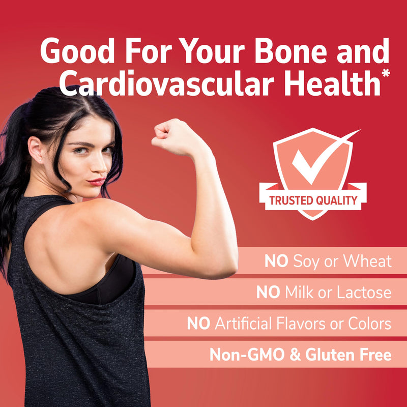 21st Century Vitamin D3 125 mcg (5000 IU) + K2 100 mcg Capsules, 120 Count, Bone, Teeth & Heart Support, Non-GMO, Milk, Lactose, Soy, Wheat, & Gluten Free