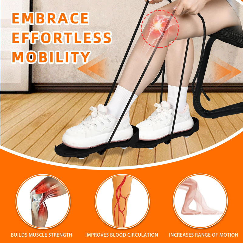 [Australia] - Knee Glider for Knee Replacement Recovery ÔºåRecovery Aids for Knee ExercisesÔºå Portable Knee Strengthening and Rehabilitation Tool Black 