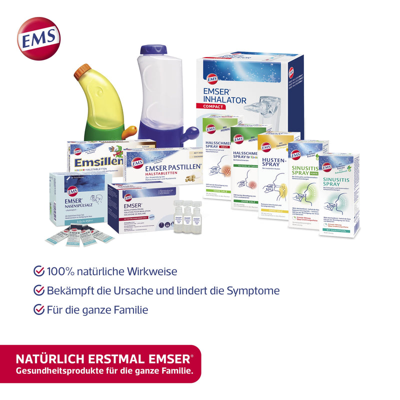 [Australia] - Emser nasal rinsing salt physiological for the prevention of colds, allergies and for nose care / 100 x 2.5 g bags. Nasal rinse salt pack of 100 