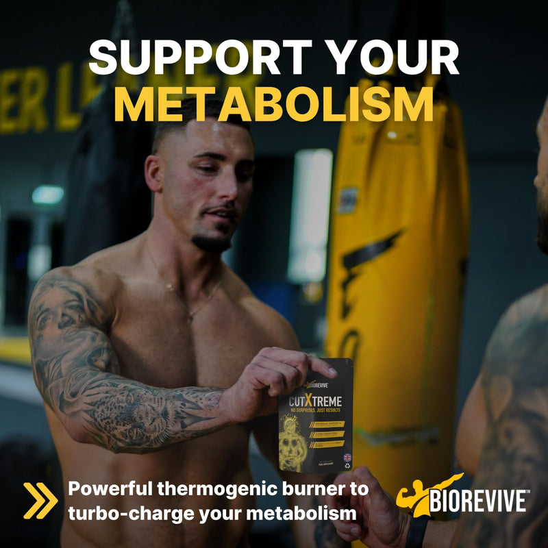 BioRevive Cut Xtreme – Vegan 780mg Capsules with L-Carnitine, Green Tea, B Vitamins & Caffeine for Energy, Focus & Wellness Support | Pre-Workout & Daily Performance Supplement 60 count (Pack of 1)
