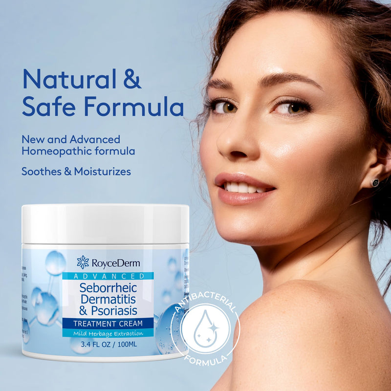 [Australia] - Roycederm Seborrheic Dermatitis Cream, Scalp Treatment for Psoriasis, Folliculitis, Dry Scalp, Dandruff, Anti-Itch Cream for Soothing Relief 