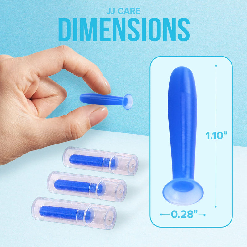 [Australia] - JJ CARE Contact Lens Applicator - Pack of 4 Contact Lens Remover Suction Tool for Hard Lenses, Silicone Rubber Eye Contact Plunger for Hard Contacts, Contact Removal Tool for Permeable Gas Lenses 