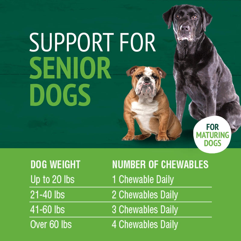 PetNC Natural Care Senior Multi Chewables for Dogs, 60 Count - PawsPlanet Australia