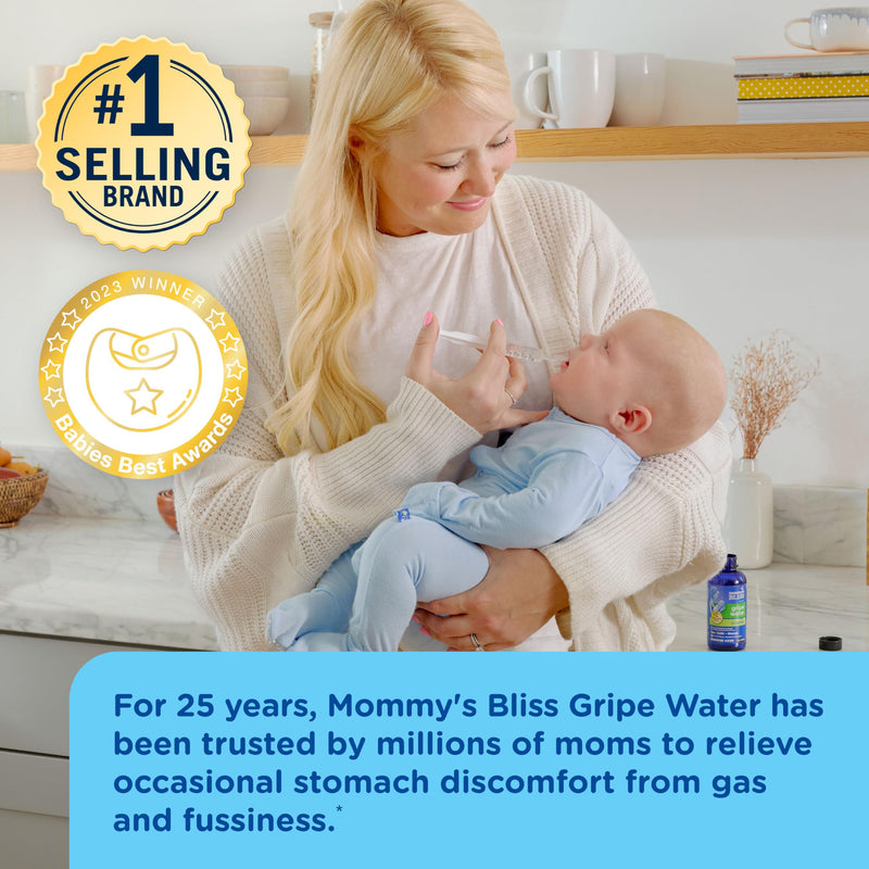 [Australia] - Mommy's Bliss Gripe Water for Babies with Gas, Colic or Stomach Discomfort Day & Night Combo 