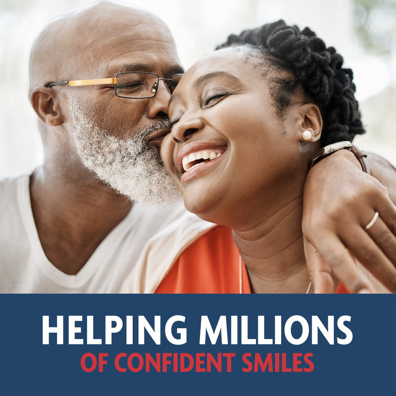 Sea Bond Secure Denture Adhesive Seals, Fresh Mint Uppers, Zinc-Free, All-Day-Hold, Mess-Free, 30 Count (Pack of 2) 30 Count (Pack of 2)