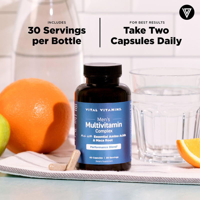 Vital Vitamins Brain Booster Plus + Men's Multivitamins