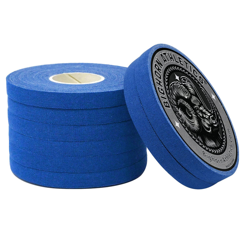 Bighorn Athletics Jiu-Jitsu Finger Tape, 0.3-Inch x 45-feet, 16-Rolls, Black & Blue
