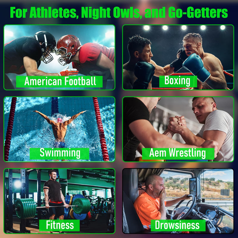 [Australia] - Potent Salts Wake Up for Athletes, Instant EnergySalts, for Athletes in Hockey, Weightlifting and Powerlifting - Activate Before Smelling, Enhanced Focus & Motivation-Green-30g Green 
