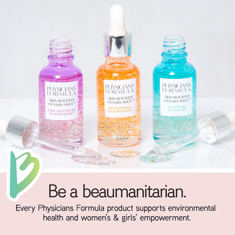 Physicians Formula Dermatologist Tested Skin Booster Vitamin Shot, Hyaluronic Acid, Vitamin E & Aloe Vera Serum - Hydrating (Pack of 2) 1 Fl Oz (Pack of 2)