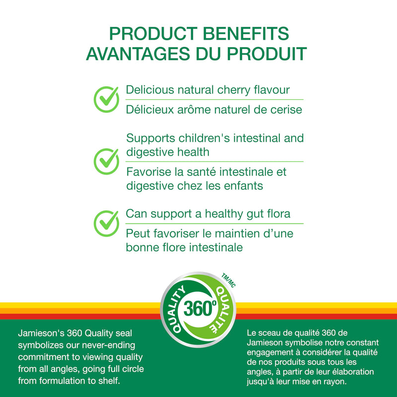 Jamieson Probiotic Chewable for Kids, 60 chewable tabs