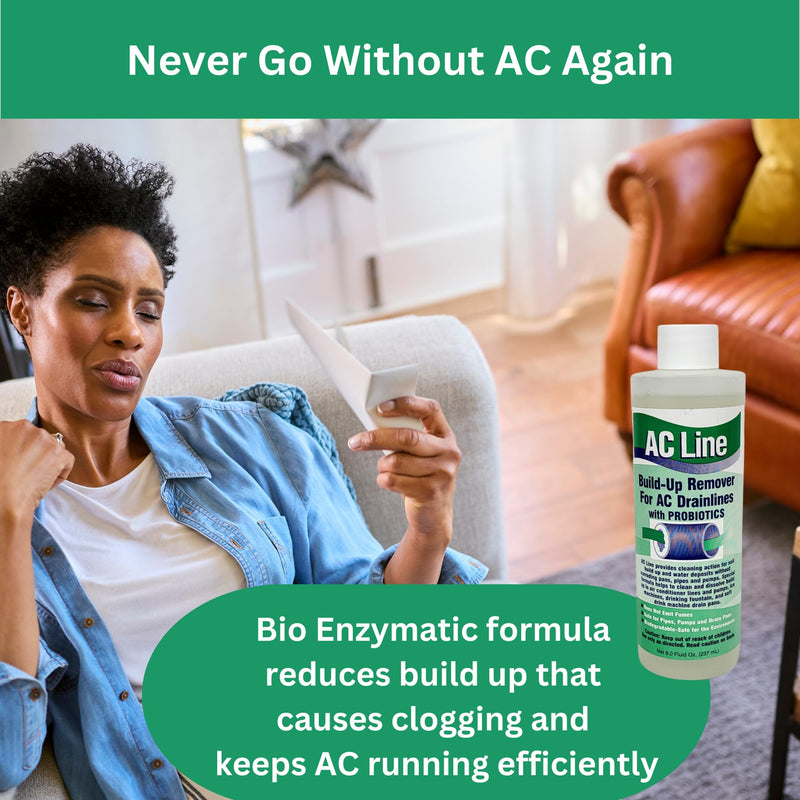 [Australia] - AC Drain Line Cleaner - 2 Pack / 6 Month Supply - Cleans HVAC drain lines, condensate lines, fountain drink drain lines and more. 