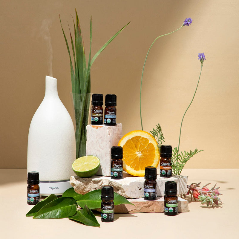 [Australia] - Cliganic Organic Peppermint Essential Oil, 100% Pure Natural Undiluted, for Aromatherapy | Non-GMO Verified (Packaging May Vary) 0.33 Fl Oz (Pack of 1) 