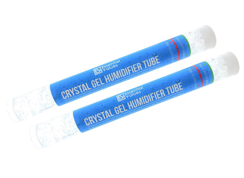 [Australia] - 2 Pack Humidor Humidifier Tubes - Keeps Humidity at 70% in Cigar Box with PG Infused Gel, Each Tube Protects up to 25 Cigars - Perfect for Travel Cigar Humidor & Humidifiers by Essential Values 2 Pack Gel Tube 
