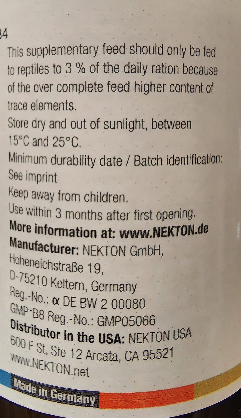 Nekton-Rep Calcium-PUR+ Calcium Preparation for All Reptiles and Amphibians 65gm / 2.29oz 1 Count (Pack of 1) - PawsPlanet Australia