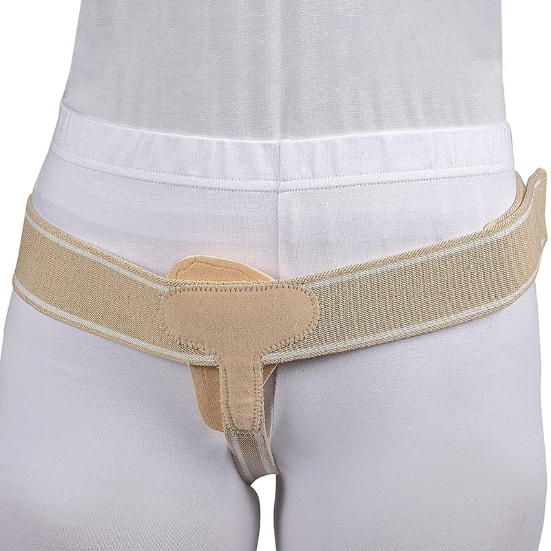 Armor Adult Universal Single Side Inguinal Hernia Support Brace for Relief of Abdominal Pain and Pressure, Pre and Post Surgery for Men and Women (Right) Right