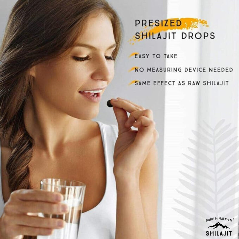 [Australia] - Pure Himalayan Shilajit Dry Drops (90 Tablets - 200mg each) Maximum Potency Pure Shilajit for Men with 85+ Trace Minerals & Fulvic Acid for Metabolism, Energy & Immune Support 90 Count (Pack of 1) 