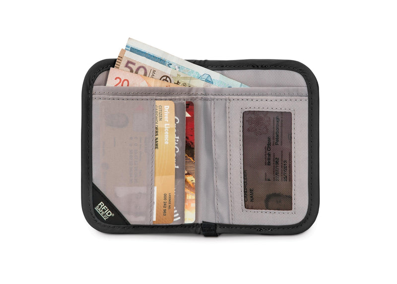 Pacsafe Rfidsafe V50 Anti-theft Blocking Compact Travel Wallet, Black
