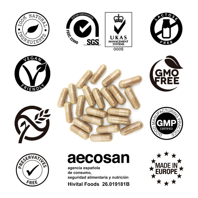 [Australia] - Vitex Agnus Castus 6000 mg. 180 vegan capsules for 6 months. Monk's pepper or chasteberry. 