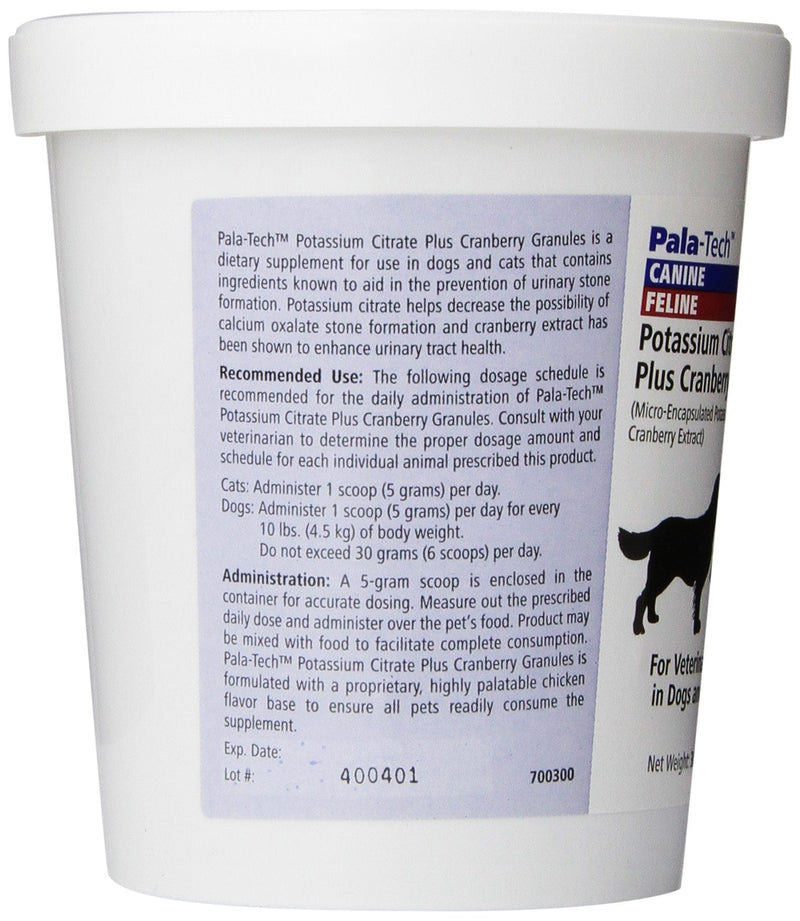 Pala-Tech, Potassium Citrate Plus Cranberry Granules, 300 gm - PawsPlanet Australia