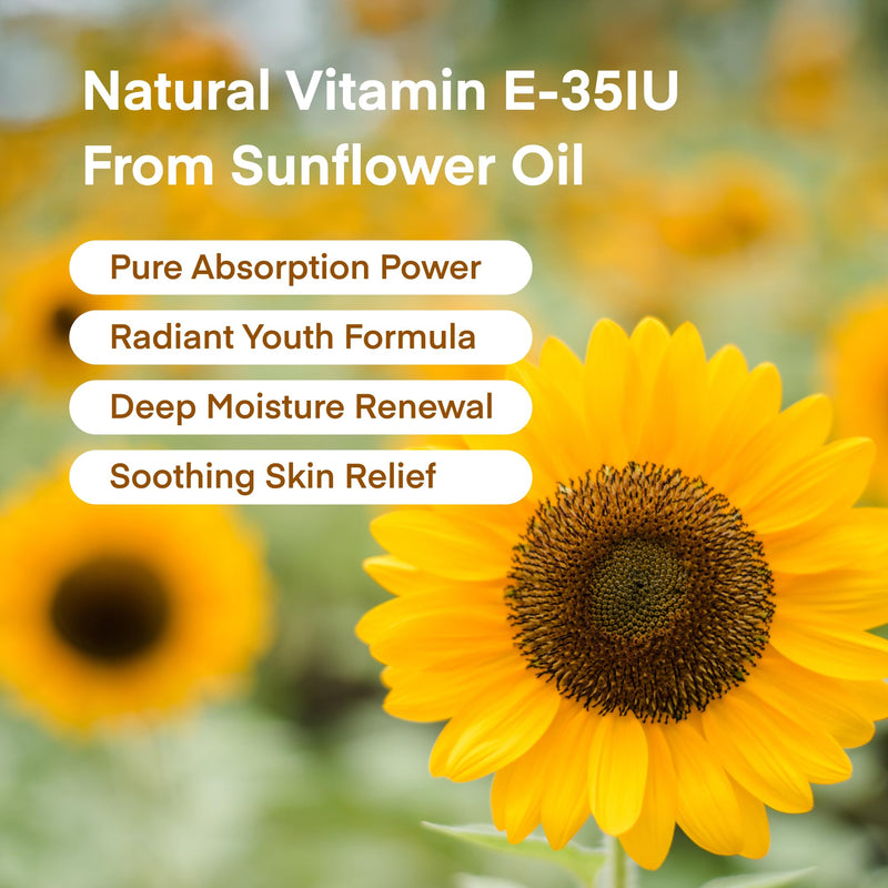 Natural Vitamin E Single-Use Units for Women - Feminine Moisturizer for Daily Feminine Care with Coconut Oil and Shea Butter - One Month Supply