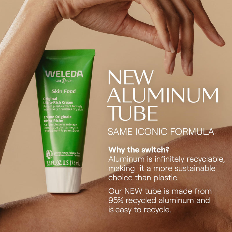 Weleda Skin Food Original Ultra-Rich Body Cream 2.5 Fluid Ounce, Plant Rich Hydrating Moisturizer with Pansy, Chamomile and Calendula 2.5 Fl Oz (Pack of 1)