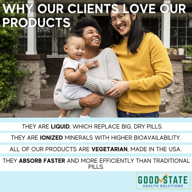 Good State | Liquid Ionic Manganese | Dietary Supplement | Great Bone Health | 100 Servings