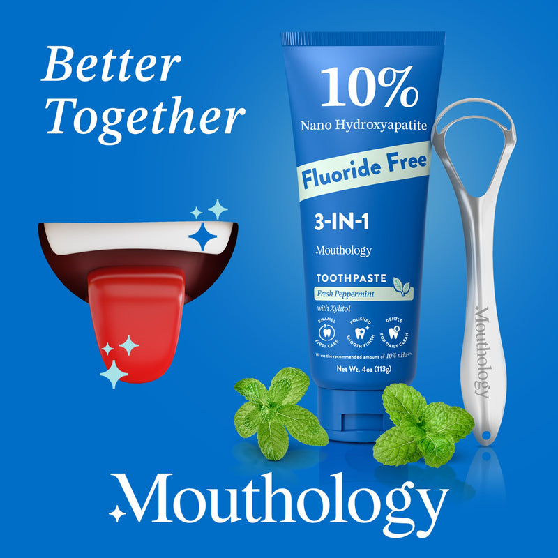 [Australia] - Mouthology Tongue Scraper for Adults (2 Pack), Reduce Bad Breath, Metal Tongue Scraper, Tongue Cleaner, Tongue Scraper, Stainless Steel Tongue Scraper, Tongue Cleaner for Adults, Tongue Scrubber Dual Scraper (2 Count) 