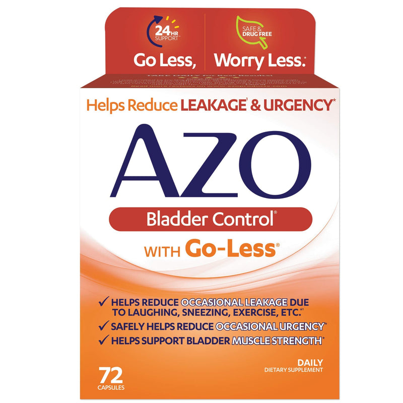 AZO Bladder Control with Go-Less Daily Supplement | Helps Reduce Occasional Urgency & Complete Feminine Balance Daily Probiotics for Women