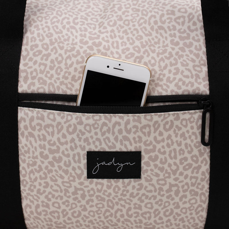 Lola Travel Bag, Weekender/Overnight Duffel, Gym Tote Bag for Women, Men Desert Leopard