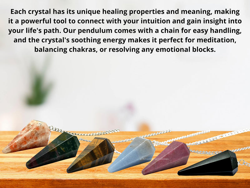 [Australia] - Pack of 11 Crystal Pendulums Bulk Set with Pendulum Board - Wholesale Bulk Crystals 11 Pendulums + Board 