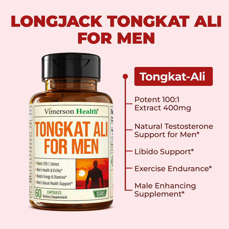 Multivitamin for Men & Tongkat Ali for Men - Daily Men's Health Bundle with Essential Vitamins, Minerals & Testosterone Support for Energy, Strength & Vitality