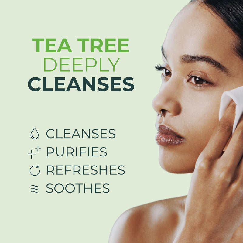 NOVEHA Tea Tree Eyelid Gel Cleanser with Pro-Vitamin B5, Hyaluronic Acid & Cucumber Extract – Gentle Daily Cleansing for Eyelids & Lashes – Plant-Based Formula – 50mL 1 Pack