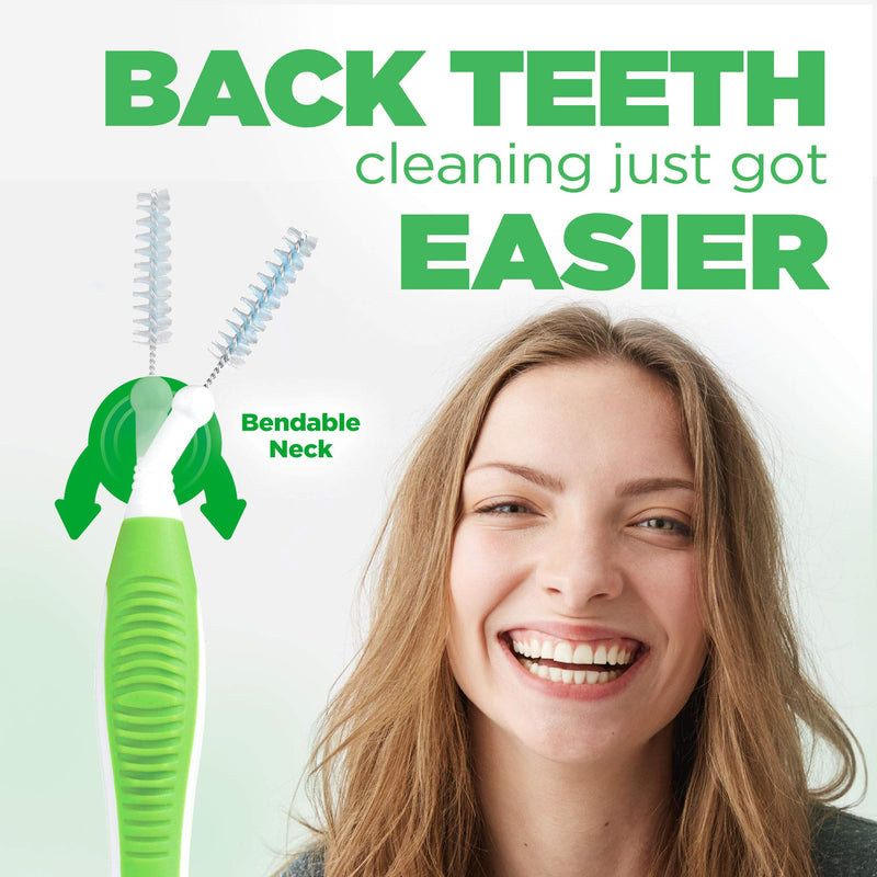 [Australia] - GUM Proxabrush Go-Betweens - Tight, Interdental Brushes for Tight Teeth, Dental Picks for Plaque Removal, Safe for Braces & Dental Devices, 10ct (4Pk) 10 Count (Pack of 4) 