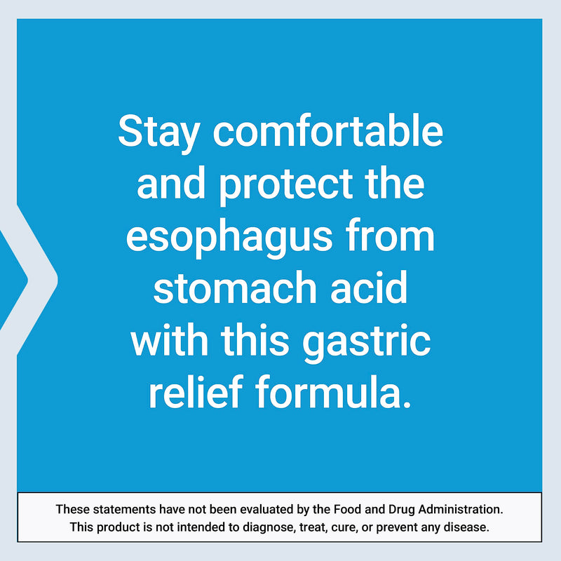 [Australia] - Life Extension Esophageal Guardian, alginic Acid, Potassium Bicarbonate, get Long-Lasting Relief from gastric Distress, Vegetarian, Non-GMO, Gluten-Free, 60 Vegetarian chewable Tablets 