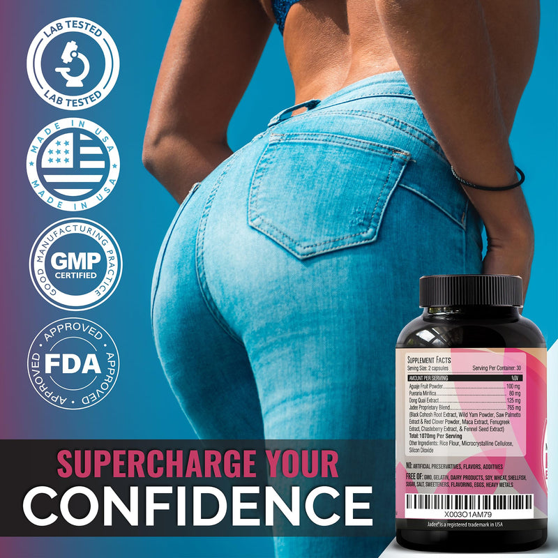 [Australia] - Butt Enhancer Pills for Big Booty & Curvy HIPS - BBL Weight Gainer for Women Curves Bigger Butt Pills for Women - Booty Builder Aguaje para Aumentar Gluteos y Caderas - Butt Growth Products 