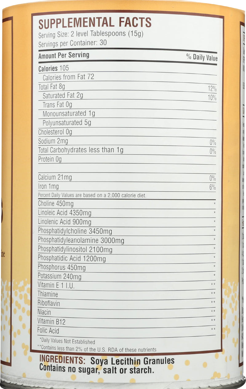 [Australia] - Fearn Natural Foods Lecithin Granules, 16 Ounce (Pack of 1) 