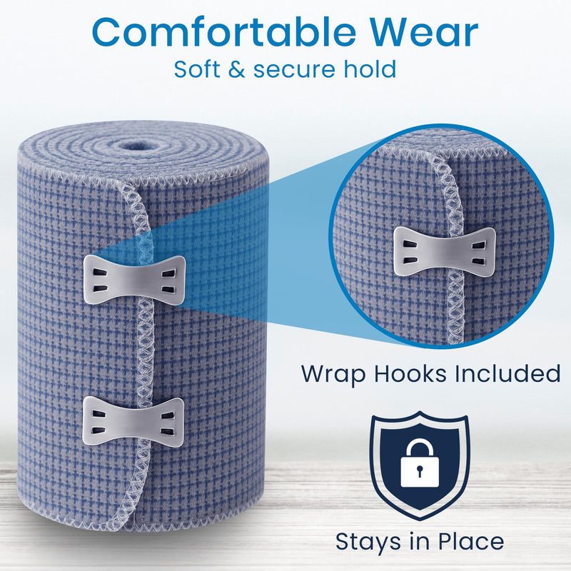 Dr Pat's Ice Tape (4 Pack) - Cooling Bandage Wrap Athletic Tape - Compression Instant Cold Compress Wrap w/Menthol - Elastic, Athletic for Sore Muscles, Pain Relief Now, Swelling, Recovery, Sports 4 Pack