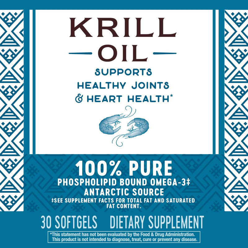 [Australia] - Nature's Way Krill Oil, Heart Health and Joint Support*, 30 Softgels Unflavored 30 Count (Pack of 1) 