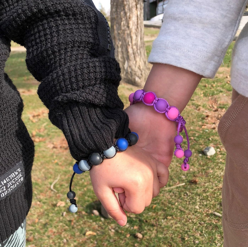 [Australia] - Munchables Kids' Chew Bracelet - Sensory Chew Jewelry by Munchables Navy (Small) Navy (Small) 