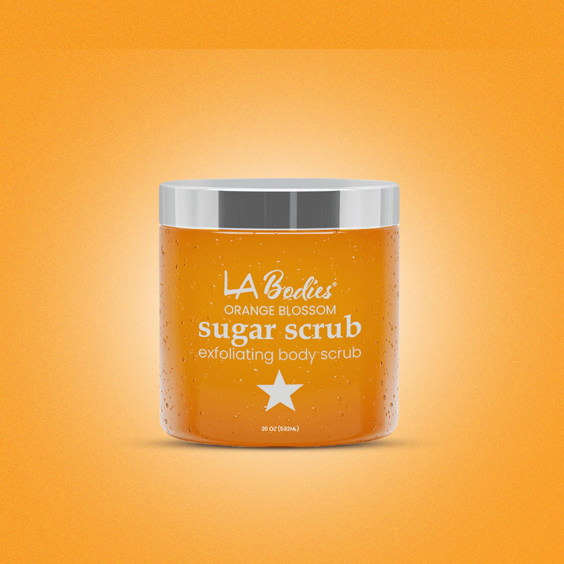 [Australia] - Sugar Scrub Exfoliating with Orange Blossom and Other Natural Ingredients for Body Scrub and Foot Scrub - Soft Scrub for Nourishing Essential Skin Care, 20 oz (592 mL), Made in USA 