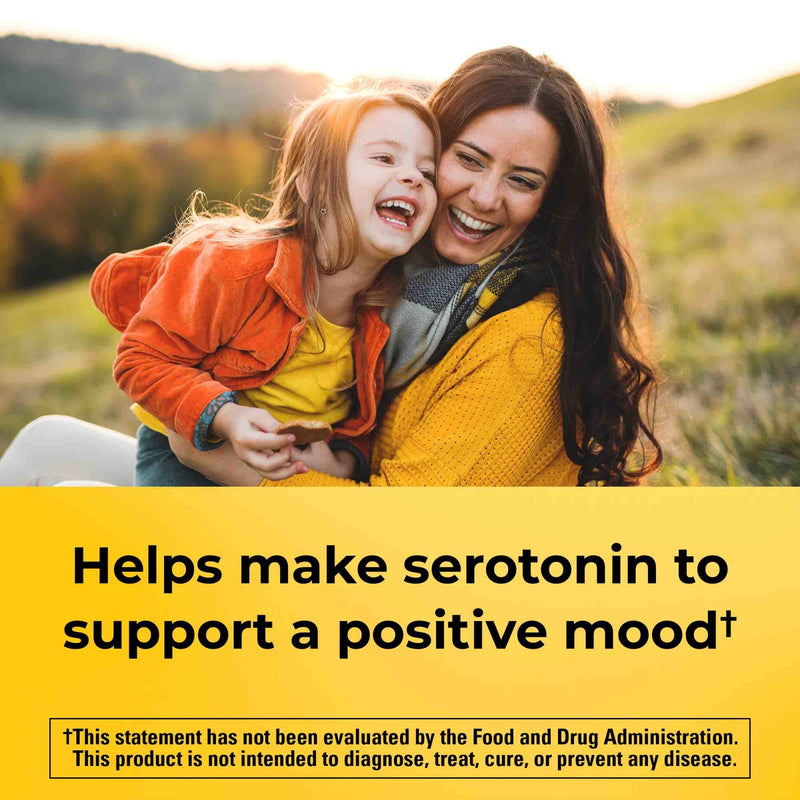 [Australia] - Nature Made Chewable 5HTP 100mg, 5-HTP Mood Support Supplement, 30 5 HTP Chewable Tablets, 30 Day Supply Orange Citrus 30 Count (Pack of 1) 