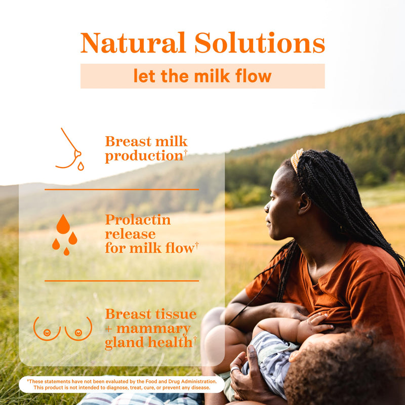 [Australia] - Pink Stork Total Lactation Supplement for Breast Milk Supply, Organic Fenugreek and Alfalfa to Support Breastfeeding, Milk Flow, and Production, Postpartum Essentials - 60 Capsules Original Formula 