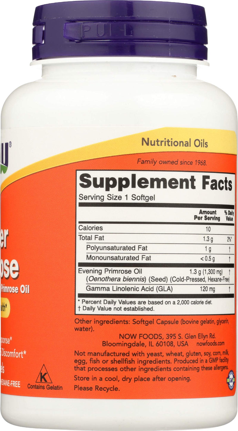 [Australia] - Now Foods Super Primrose 1300mg, 60 Gels 