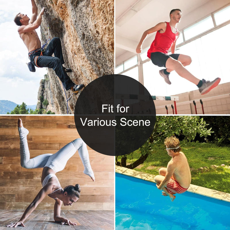 10 Pcs Precut Kinesiology Ankle Tape, Breathable Elastic Athletic Tape, Ankle Pain Relief, Sprain Prevention, Ligament Support - Black