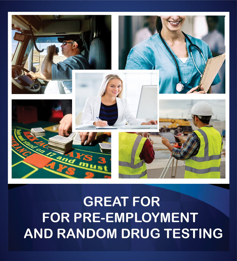 3 Pack - DrugExam 12 Panel Drug Test Cup Kit with Temperature Strip-Testing Marijuana THC50/AMP500/BAR300/BZO300/COC150/MDMA500/MET500/MTD300/OPI300/OXY100/PCP25/TCA1000.Urine Test