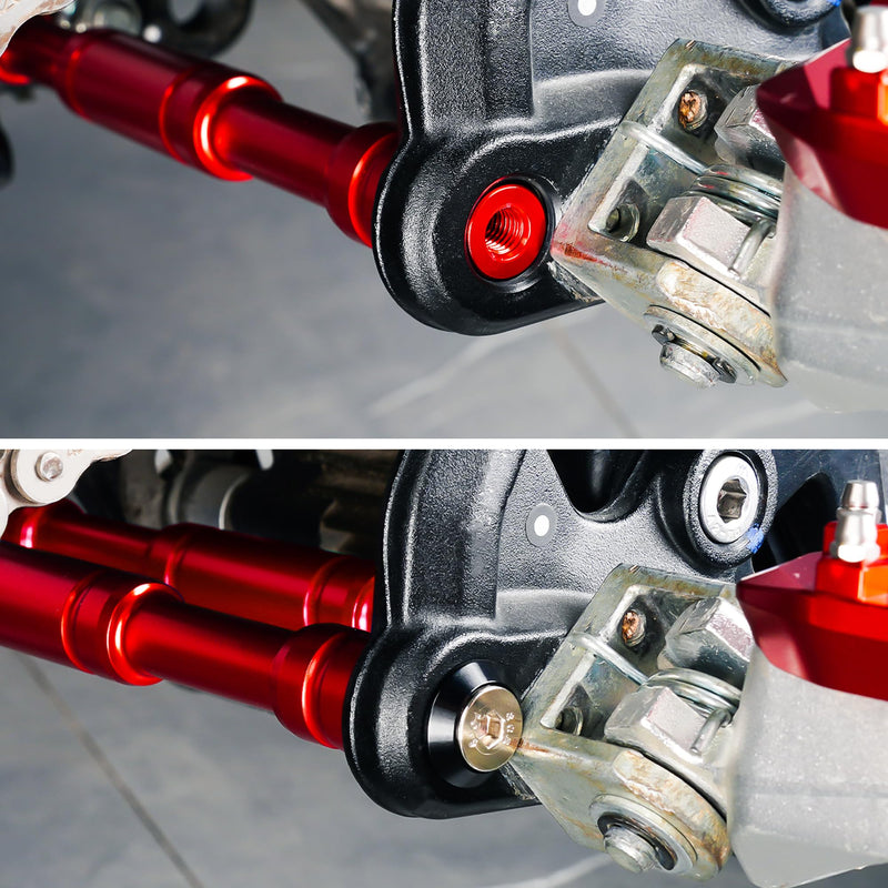 Foot Pegs Support Brace for Sur Ron 6061 Aluminum for Sur Ron Surron Light Bee X/S Segway X260 X160 Electric Bike Dirt Bike, Red