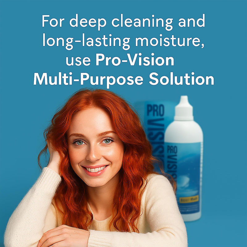 [Australia] - Pro-Vision-Multi Purpose Contact Lens Solution, All-in-One Multi-Purpose Cleaner with Lens Case, Advanced Formula Lens Cleaner, Cleans & Moisturizes Soft & Silicon Hydrogel Lenses (60ml/2 Fl Oz) 60ml/2 Fl Oz 