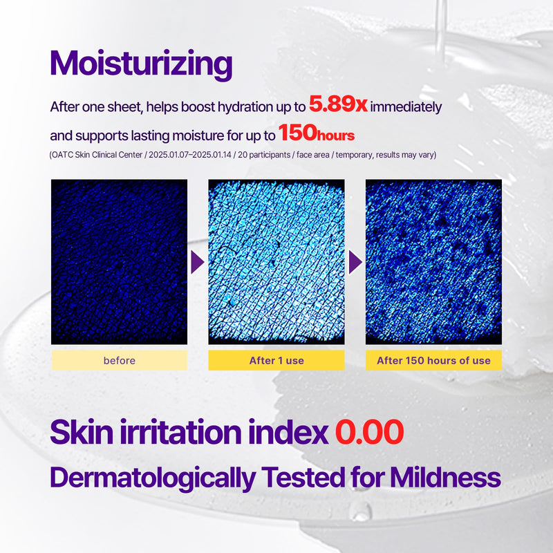 Color Deep Glutathione Vita 365 **Facial Sheet Mask** (30 Count) | Daily Hydrating Vegan Mask with Glutathione, Niacinamide & Vitamin C Complex for Radiant Skin