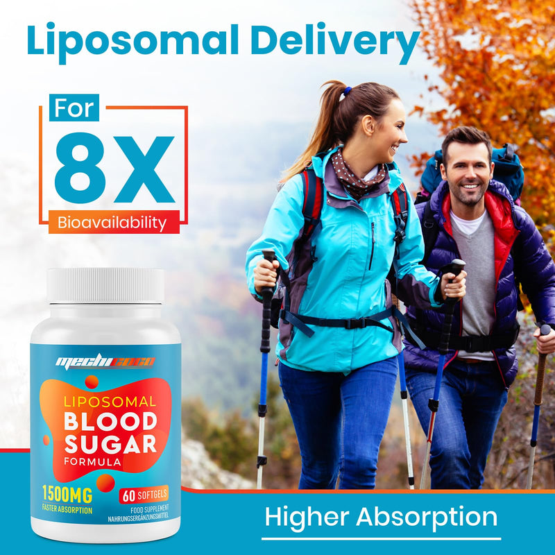 [Australia] - Liposomal Berberine Supplement 1500mg, High Dose Berberine HCL, Antioxidant AMPK Activator, Superior Absorption, Gluten Free, Soy Free, 60 Capsules 60 Pieces (Pack of 1) 